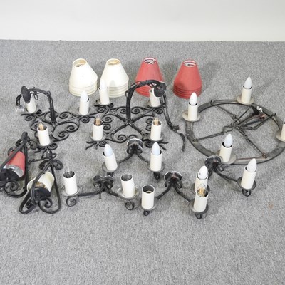 Lot 308 - Various wall lights