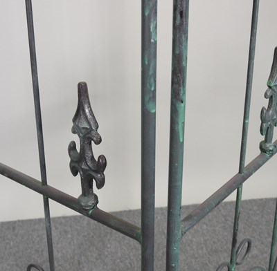 Lot 216 - A metal garden screen