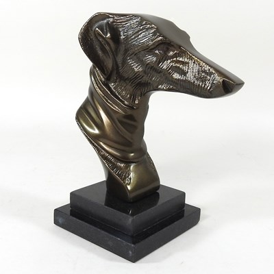 Lot 507 - A greyhound head