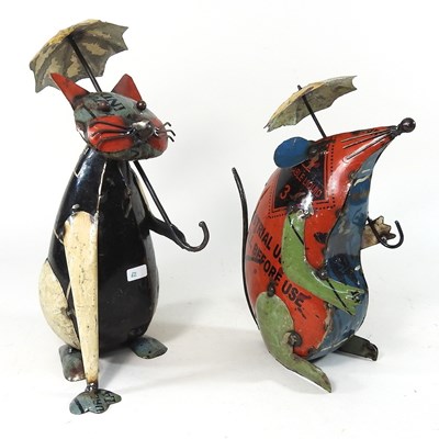 Lot 205 - Two tin models