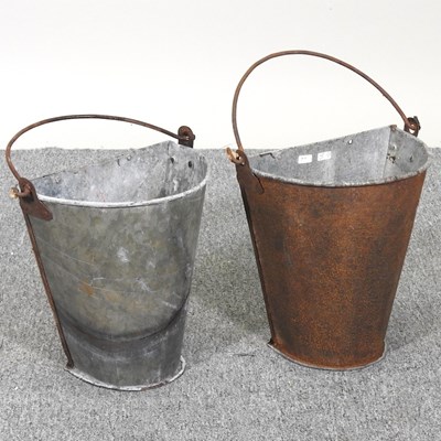 Lot 227 - Two bucket wall planters