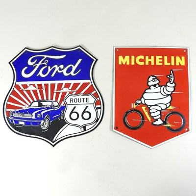 Lot 293 - A reproduction Michelin sign, 30cm high,...