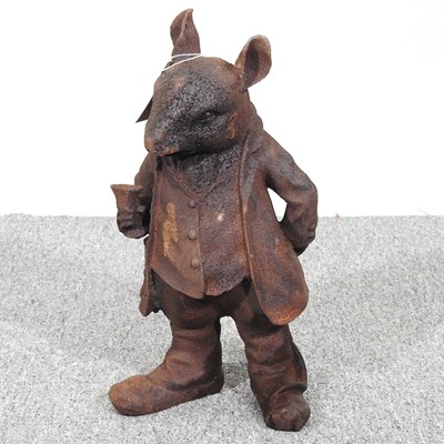 Lot 472 - A rusted metal Mr Rat