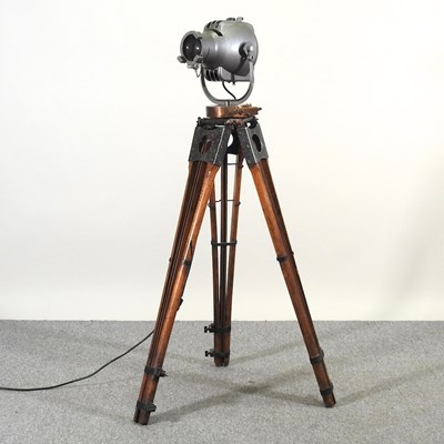 Lot 293 - A stage light