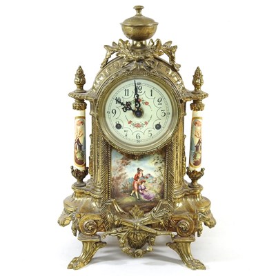 Lot 557 - A French style clock