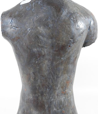 Lot 140 - A bronzed torso sculpture