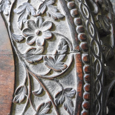 Lot 27 - A 19th century Burmese carved table