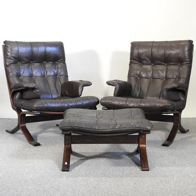 Lot 63 - A pair of Ingmar Relling armchairs