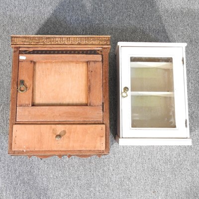 Lot 399 - Two wall cabinets