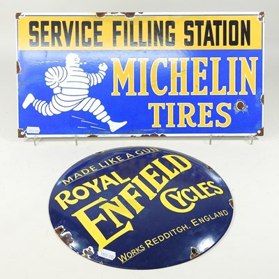 Lot 547 - Two metal advertising signs