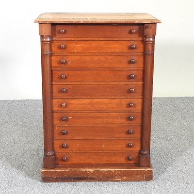Lot 231 - A Victorian collector's chest