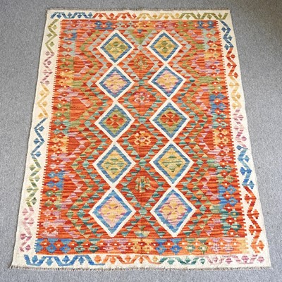 Lot 336 - A kilim rug