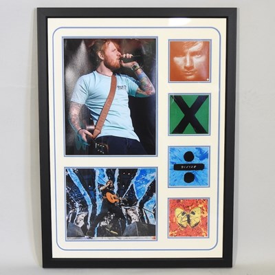 Lot 222 - Ed Sheeran memorabilia, signed with certificate