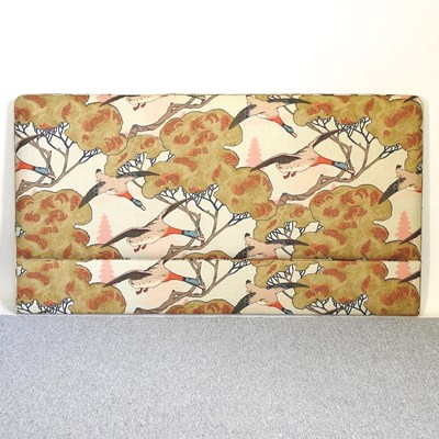 Lot 67 - A Mulberry Home Flying Ducks upholstered headboard