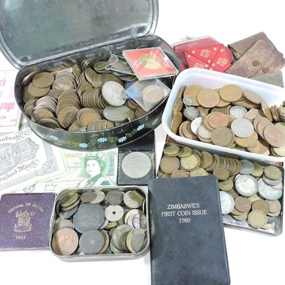 Lot 461 - A collection of coins and banknotes