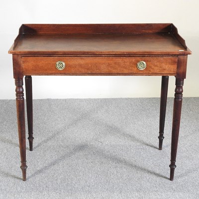 Lot 397 - A Victorian mahogany side table