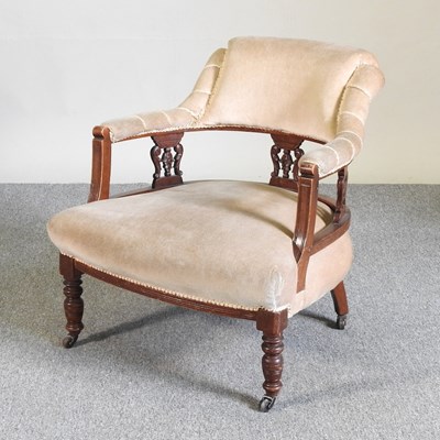 Lot 448 - An Edwardian armchair