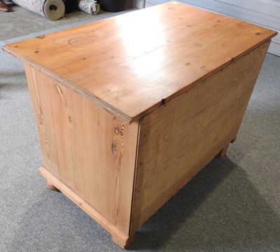 Lot 223 - A pine chest