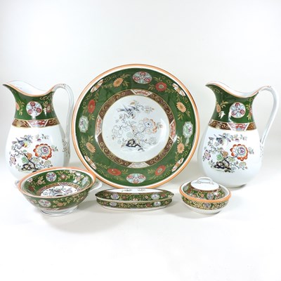 Lot 84 - An ironstone wash set