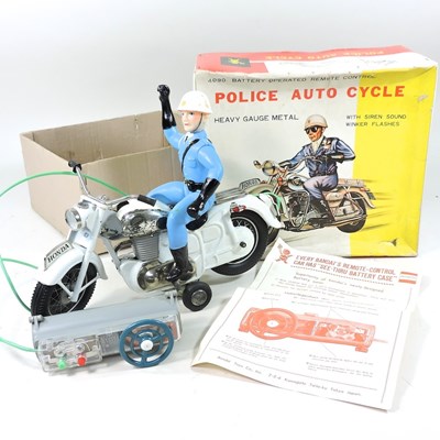 Lot 473 - A Bandai 4090 Police Auto Cycle toy