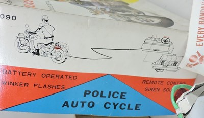 Lot 473 - A Bandai 4090 Police Auto Cycle toy