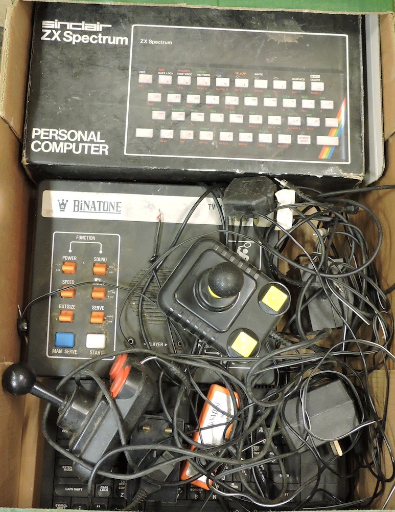 Lot 239 - A 1980's Sinclair ZX Spectrum, with vintage