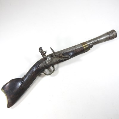 Lot 27 - An antique Eastern blunderbuss pistol