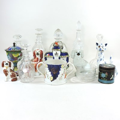 Lot 450 - A collection of Staffordshire dogs