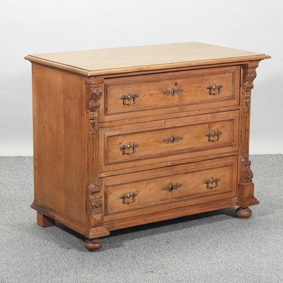 Lot 438 - A continental style pine chest