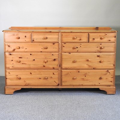 Lot 57 - A pine chest