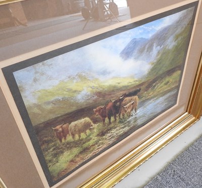 Lot 284 - A pair of highland cattle prints