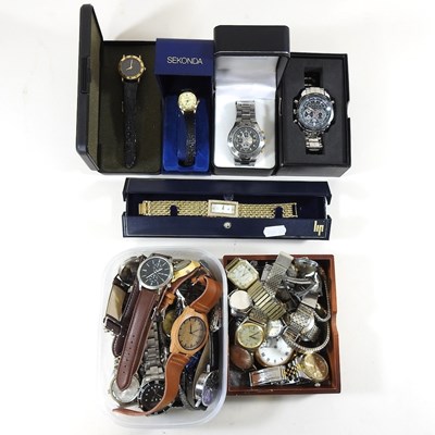 Lot 544 - A collection of wristwatches