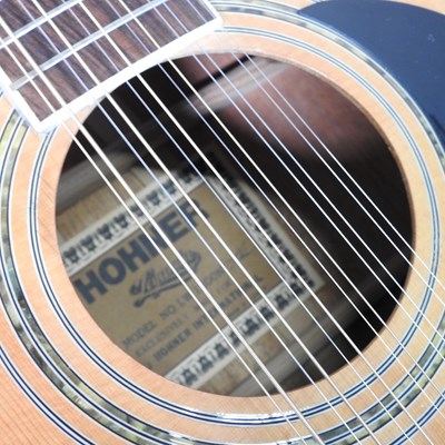 Lot 61 - A Hohner acoustic guitar