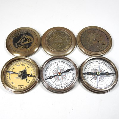 Lot 162 - Three compasses