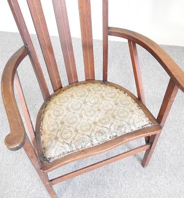 Lot 325 - An Art Nouveau armchair