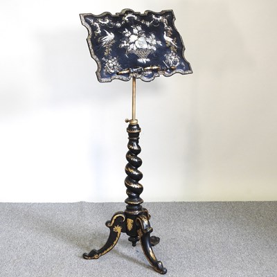 Lot 301 - A Victorian music stand