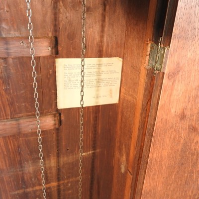 Lot 104 - An 18th century longcase clock