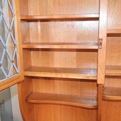 Lot 444 - A modern handmade oak and chestnut dresser