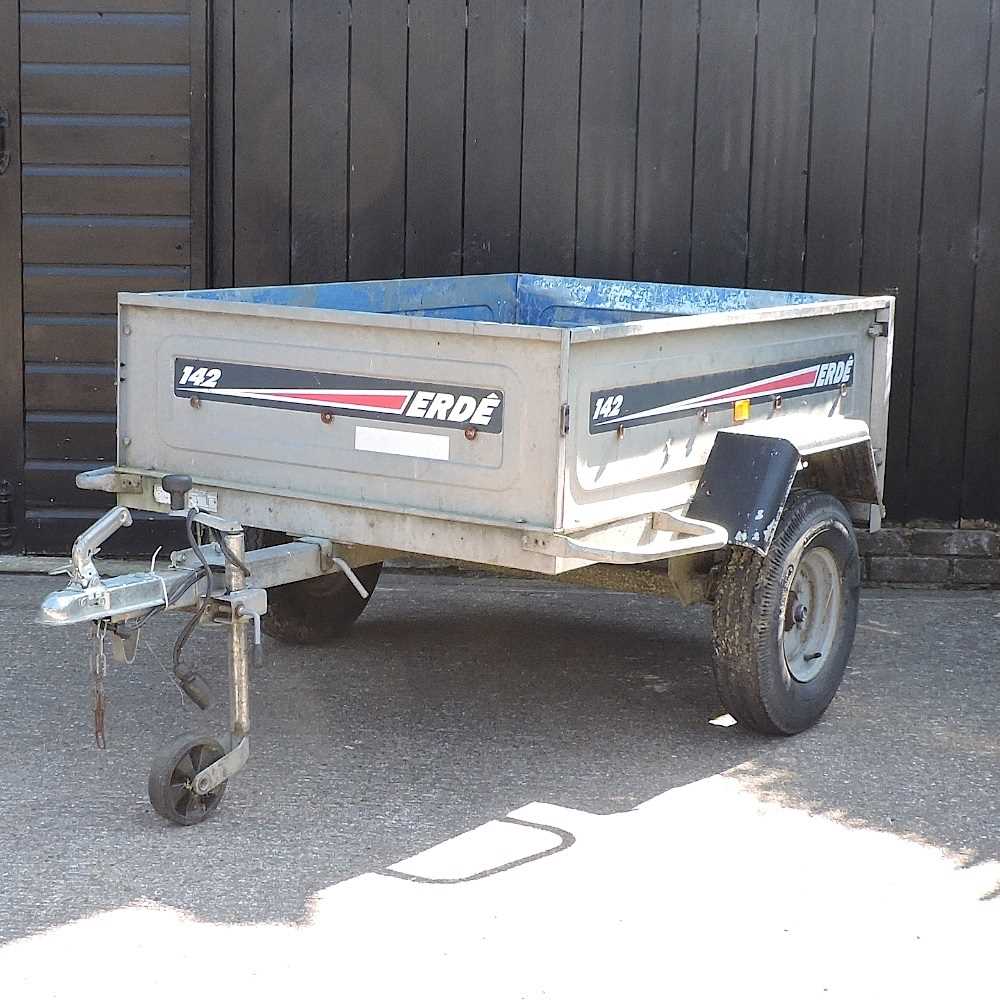 Lot 1 - An Erde car trailer