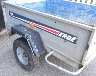 Lot 1 - An Erde car trailer