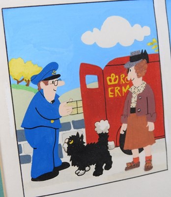 Lot 109 - Joan Hickson, b1929, Postman Pat, storyboard studies
