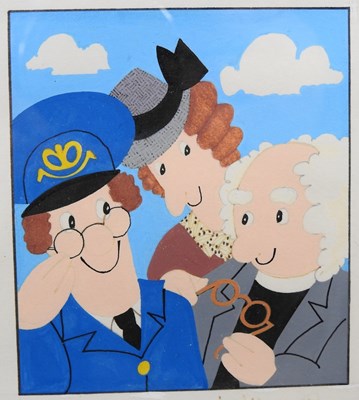 Lot 109 - Joan Hickson, b1929, Postman Pat, storyboard studies