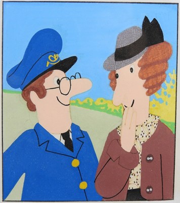 Lot 109 - Joan Hickson, b1929, Postman Pat, storyboard studies