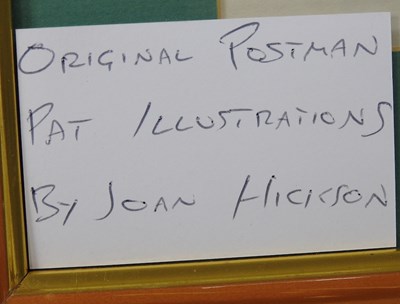 Lot 109 - Joan Hickson, b1929, Postman Pat, storyboard studies