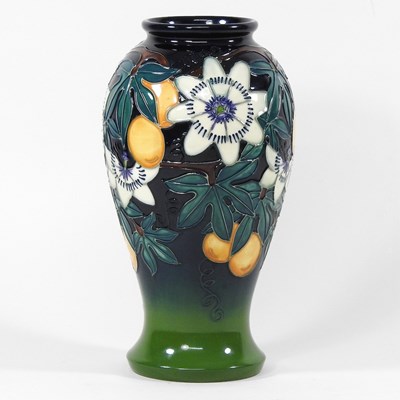 Lot 456 - A Moorcroft Passion Flower vase