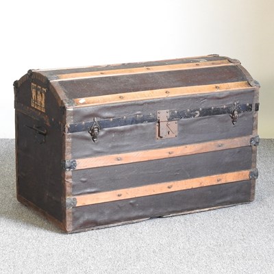Lot 161 - A dome top trunk