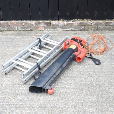 Lot 259 - An electric garden leaf blower