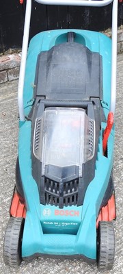 Lot 170 - A Bosch cordless electric lawn mower