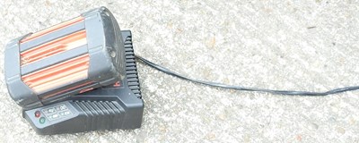 Lot 170 - A Bosch cordless electric lawn mower