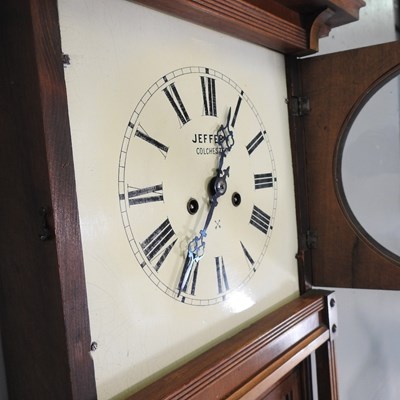 Lot 139 - A 19th century wall clock